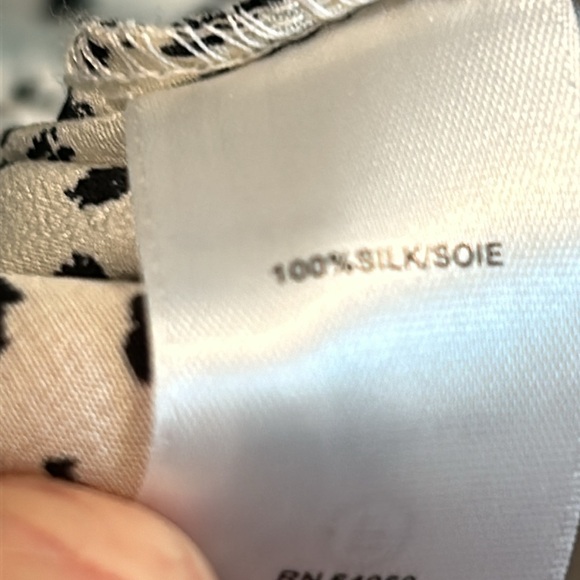 Robert Rodriquez White & Black Silk Halter Blouse Size 10 NWT - Picture 7 of 9